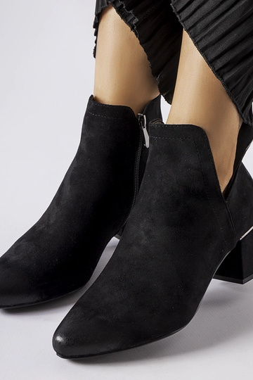 Čierne členkové topánky na... 2