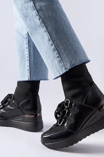 Čierne ponožkové čižmy... 2