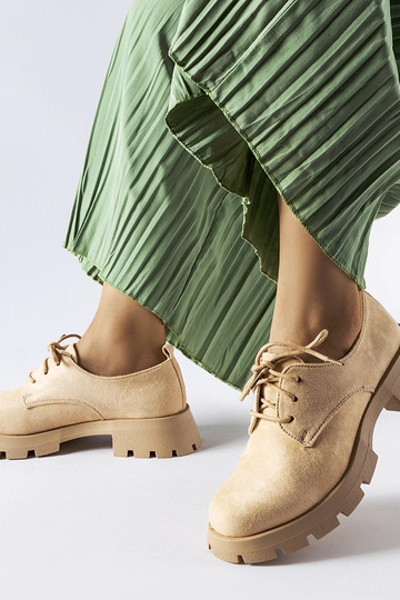 Béžové poltopánky s... 2