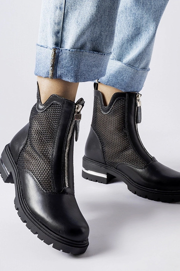 Čierne prelamované členkové...