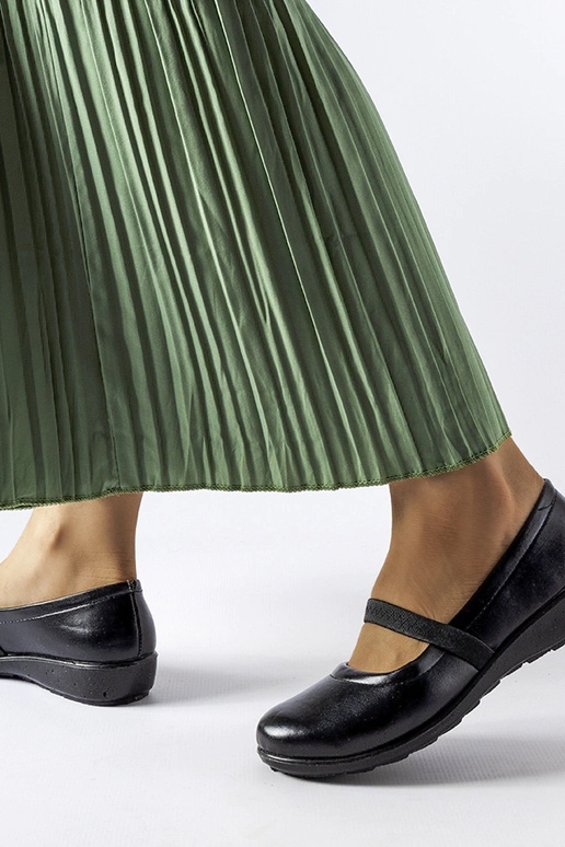 Oakland čierne elastické balerínky