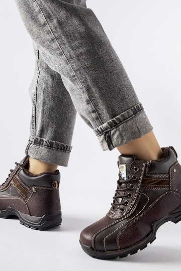 Hnedé chlapčenské zateplené...