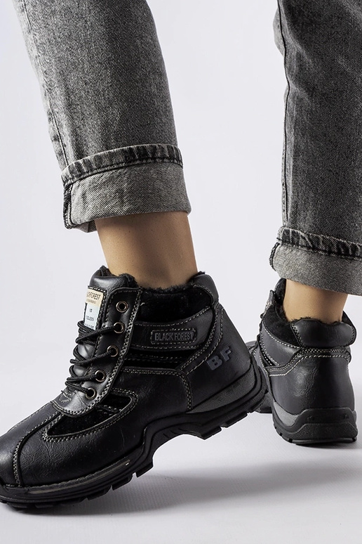 Čierne zimné pracovné topánky, „Falla"