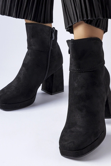 Čierne členkové čižmy na...