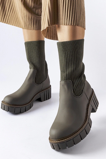 Zelené ponožkové čižmy,...