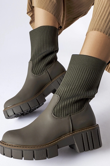 Zelené ponožkové čižmy,... 2