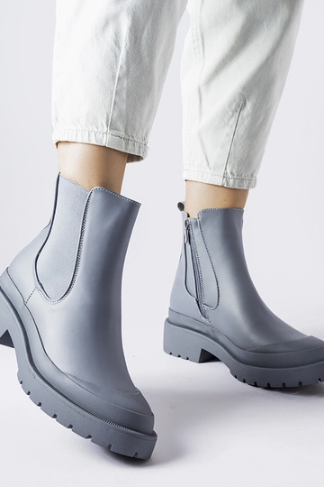 Detské sivé gumáky