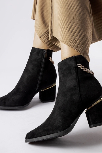 Čierne čižmy na podpätku,... 2