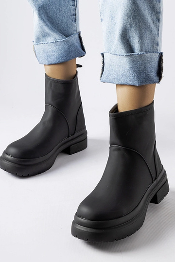 Čierne gumené čižmy Clotilde