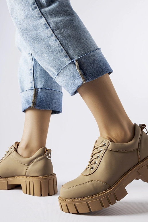 Hnedé topánky Severino s matnou...