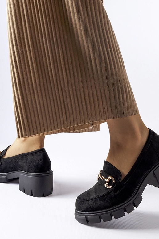 Čierne topánky na vysokom opätku Irmina