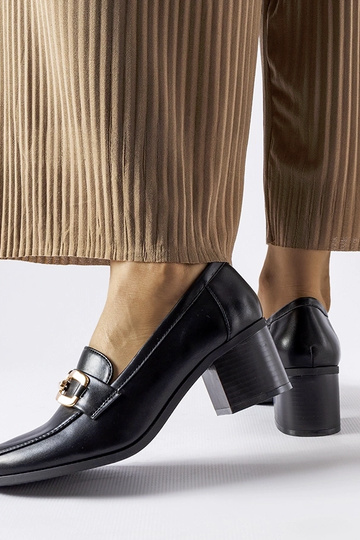 Čierne klasické mokasíny s... 2