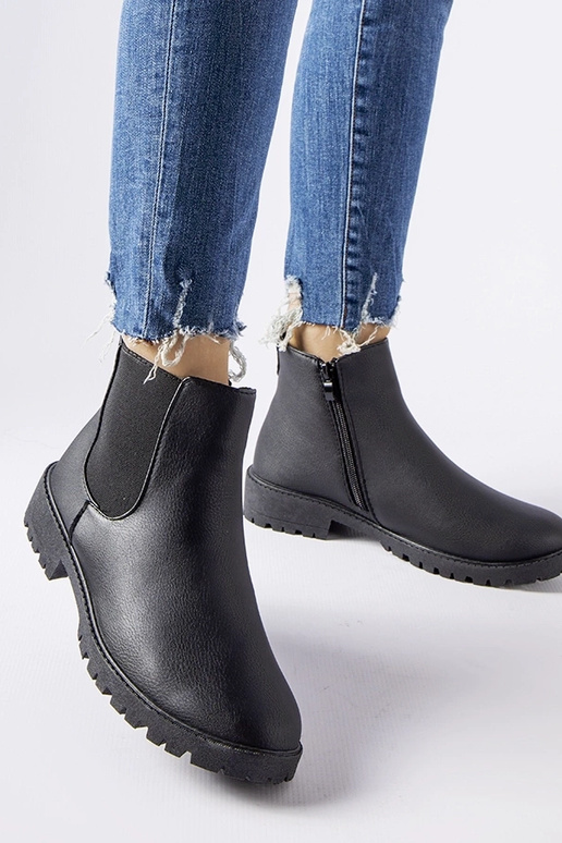 Čierne klasické voľnočasové topánky z...