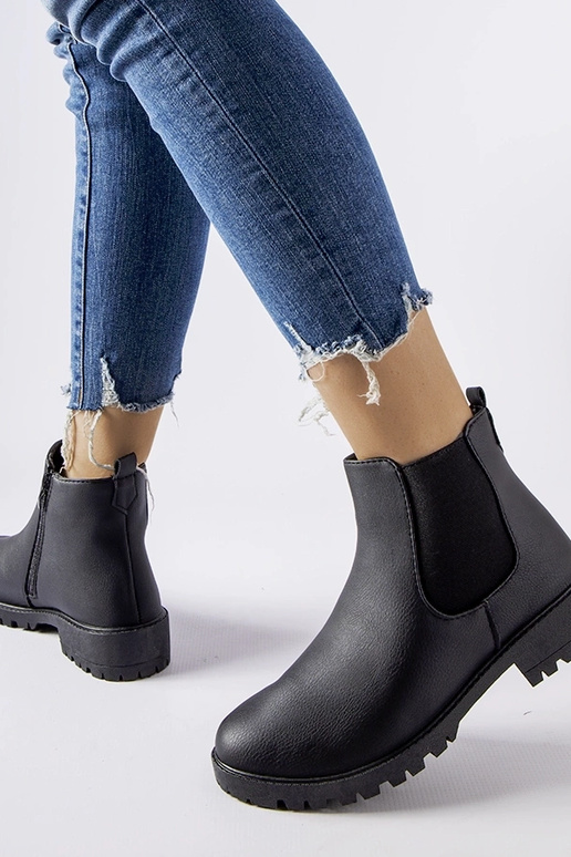 Čierne klasické voľnočasové topánky z...