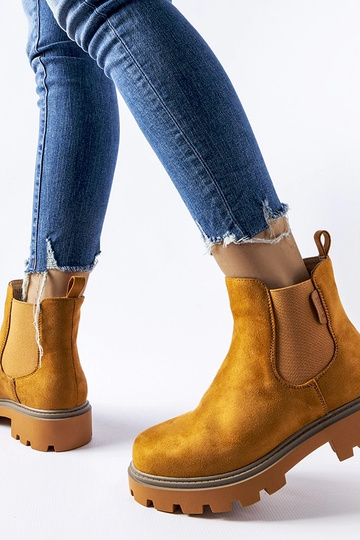 Hnedé zateplené členkové...