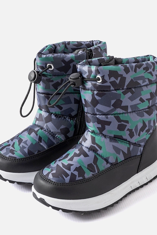 Čierno-sivé zimné topánky, „Big Star...