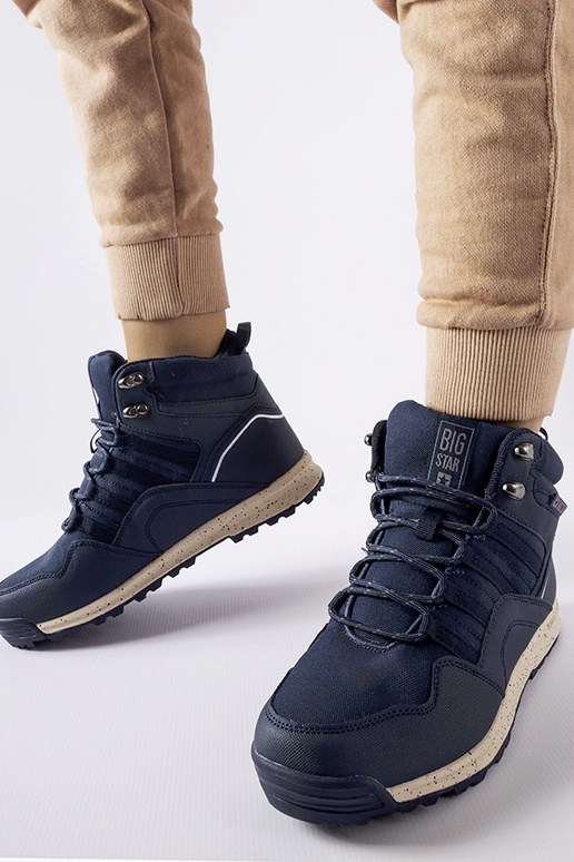 Modré čižmy Big Star KK274611 NAVY