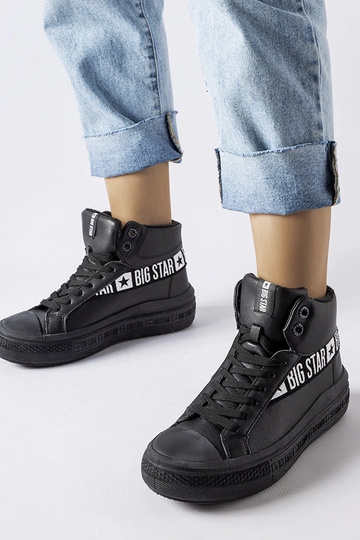 Čierne zateplené tenisky...