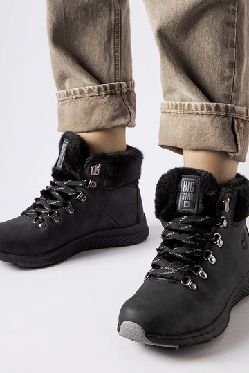 Čierne zateplené čižmy Big...