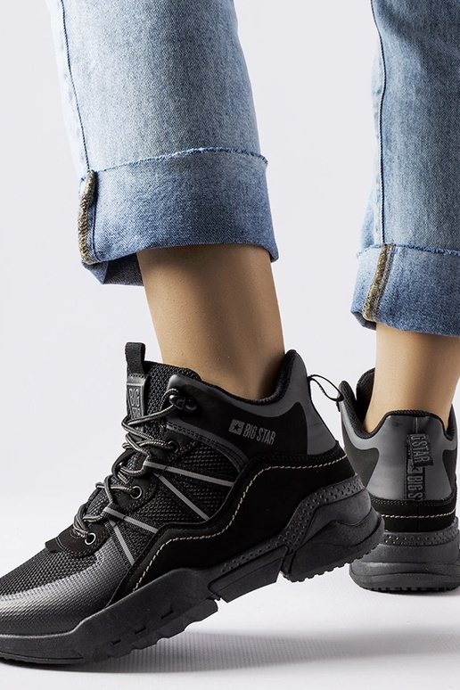 Čierne čižmy Big Star KK274218