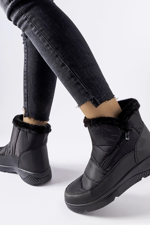 Judithe čierne zateplené snehule so...