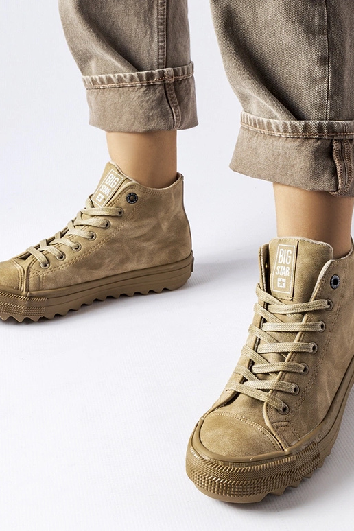 Béžové zateplené tenisky Big Star...