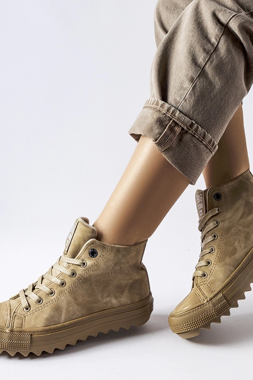 Béžové zateplené tenisky Big Star...