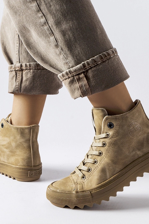 Béžové zateplené tenisky Big Star...