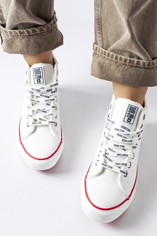 Biele zateplené tenisky Big Star...