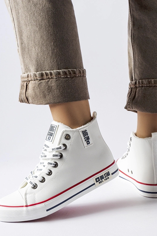 Biele zateplené tenisky Big Star...