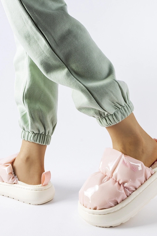 Ružové zateplené papuče Big Star...