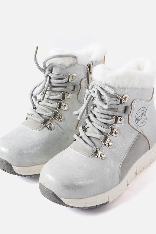 Big Star KK374178 Šedé teplé detské...