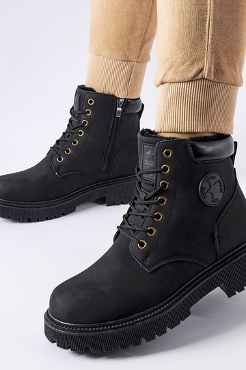 Čierne zateplené čižmy Doutor 2