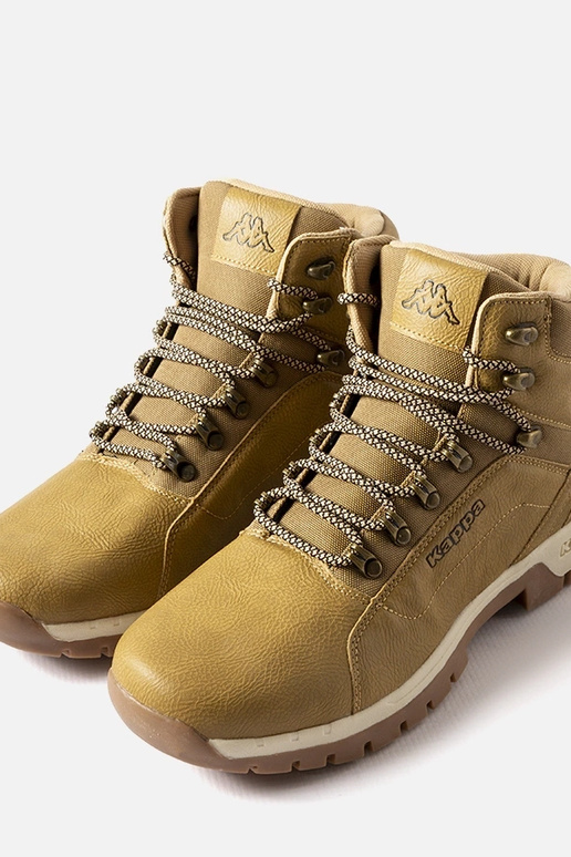 Hnedé pánske turistické topánky Kappa...