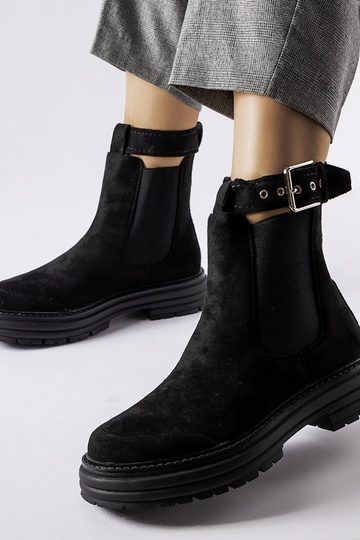 Čierne členkové čižmy s... 2