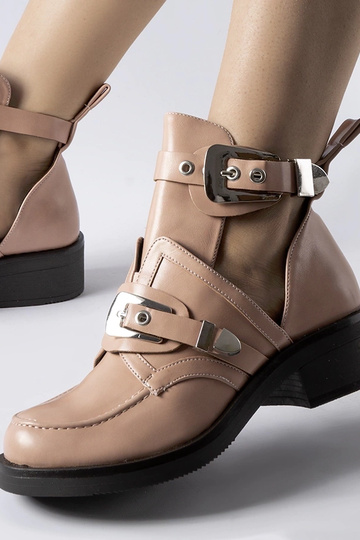 Ružové členkové čižmy s...