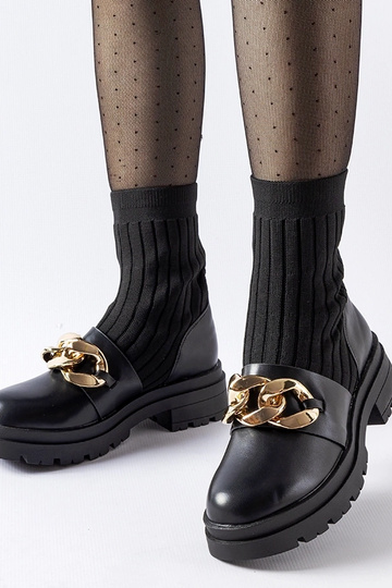 Čierne ponožkové členkové...