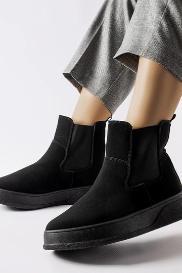 Čierne čižmy na platforme,... 2