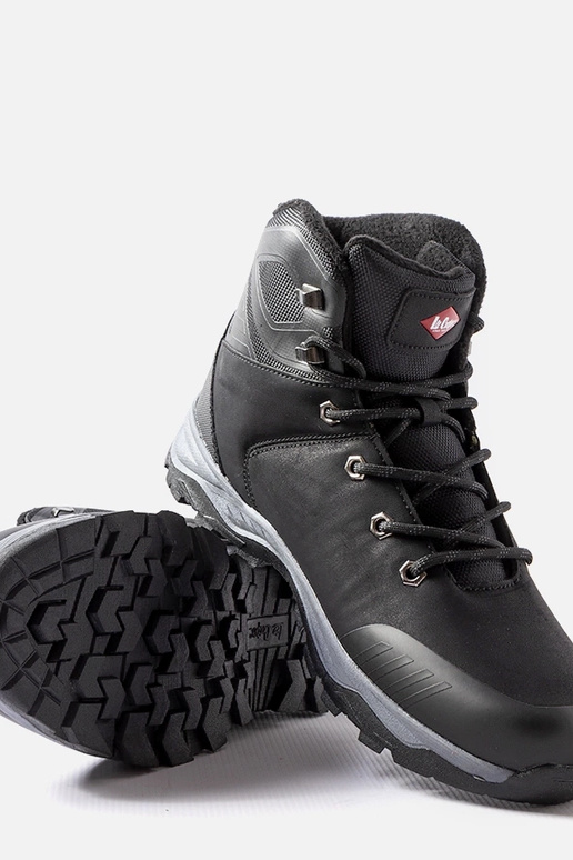 Čierne zateplené čižmy Lee Cooper...