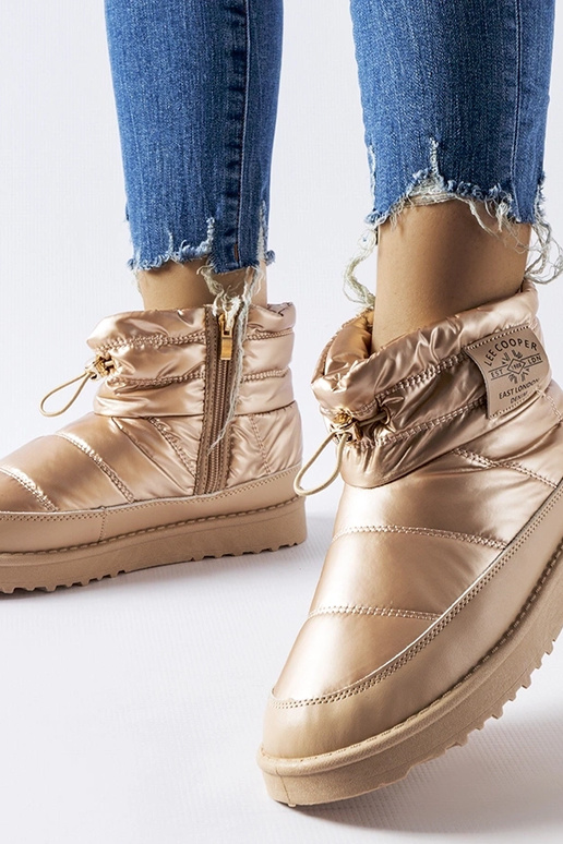 Zlaté topánky do snehu Lee Cooper...