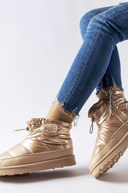 Zlaté topánky do snehu Lee Cooper...