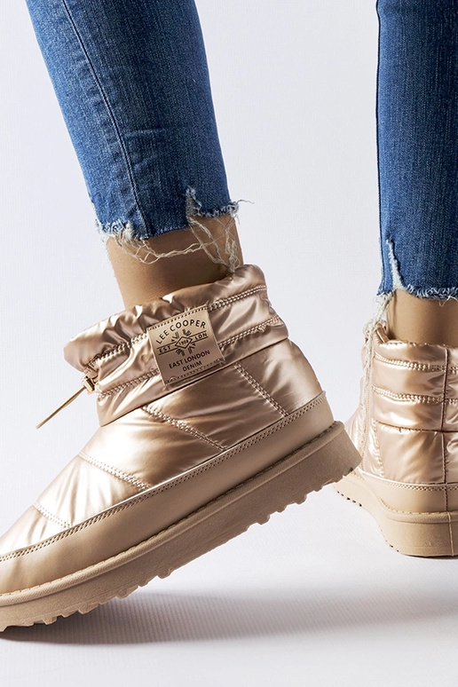 Zlaté topánky do snehu Lee Cooper...