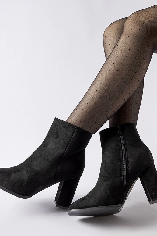 Čierne členkové čižmy Torricelli s...