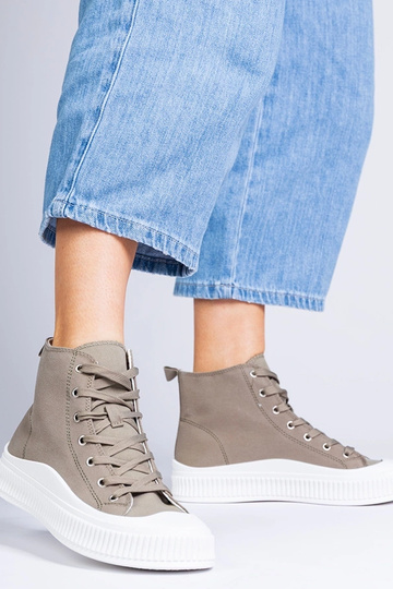 Zelené vysoké topánky na... 2