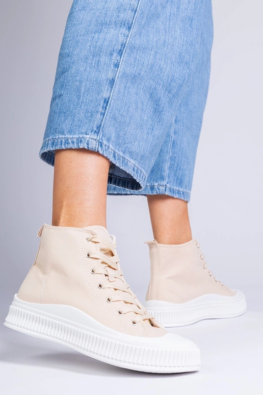 Pieskové topánky na platforme,...