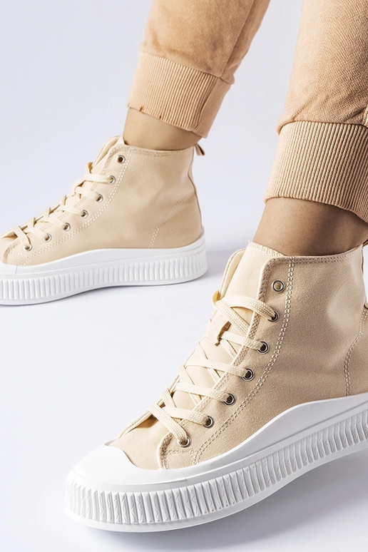 Pieskové topánky na platforme,...