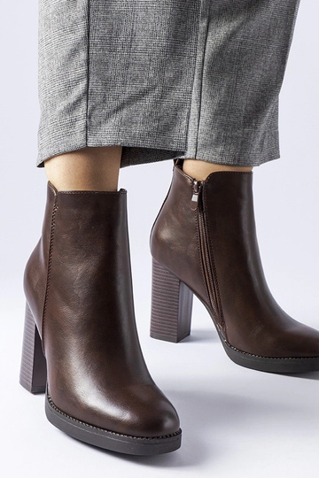 Hnedé zimné čižmy na...