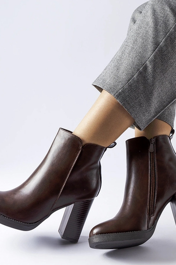 Hnedé zimné čižmy na... 2