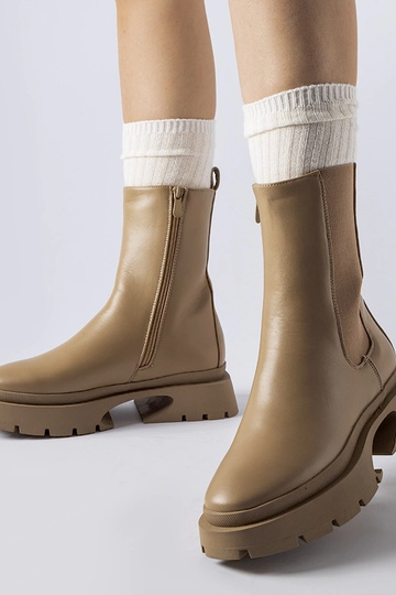 Hnedé zimné čižmy, „Mombello" 2