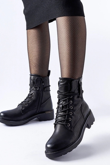 Čierne členkové čižmy s... 2